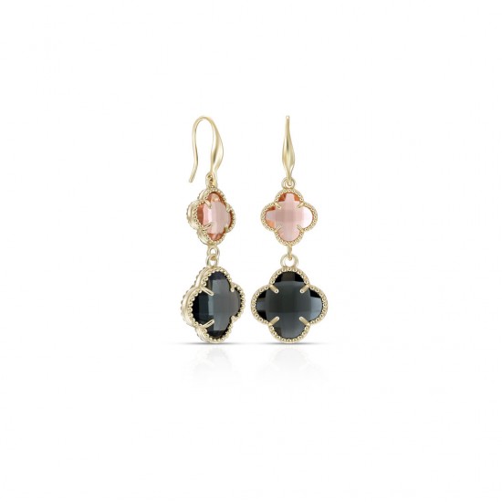 Anting Emas Mosaic Clover