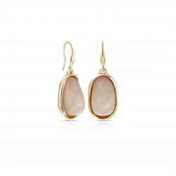 Nude Pebble Gold Earrings Nude Pebble Gold Earrings
