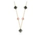 Mosaic Clover Gold Necklace