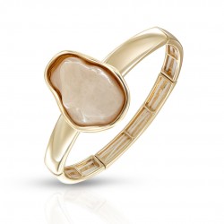 Nude Pebble Gold Bracelet. Nude Pebble Gold Bracelet.