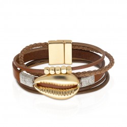 Cowrie Gold Bracelet