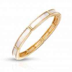 Lumina Mother Of Pearl Gold Bracelet
