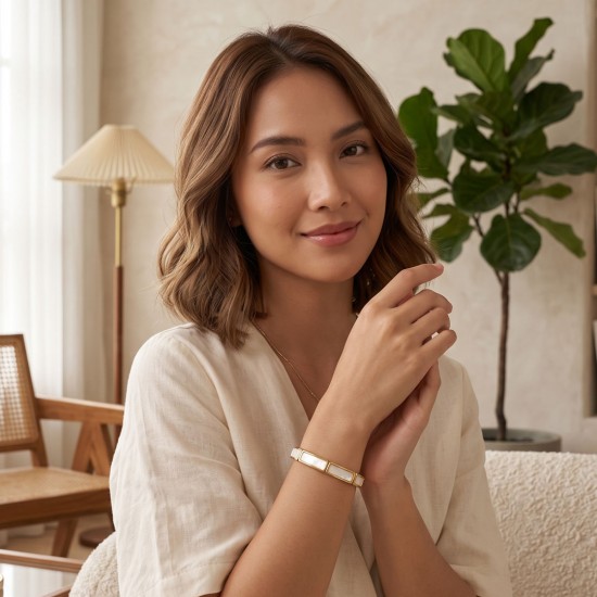 Lumina Mother Of Pearl Gold Bracelet Lumina Mother Of Pearl Gold Bracelet