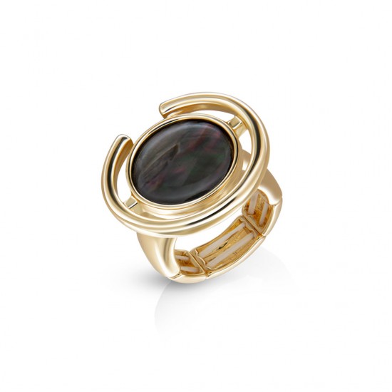 Lenka Mother Of Pearl Gold Ring
