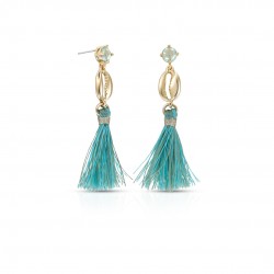 Anting Emas Aqua Tassel