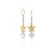 Star Amazonite Gold Earrings