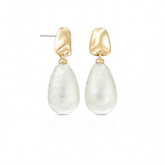Melys Pearl Gold Earrings