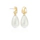 Melys Pearl Gold Earrings