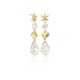 Sania Pearl Gold Earrings