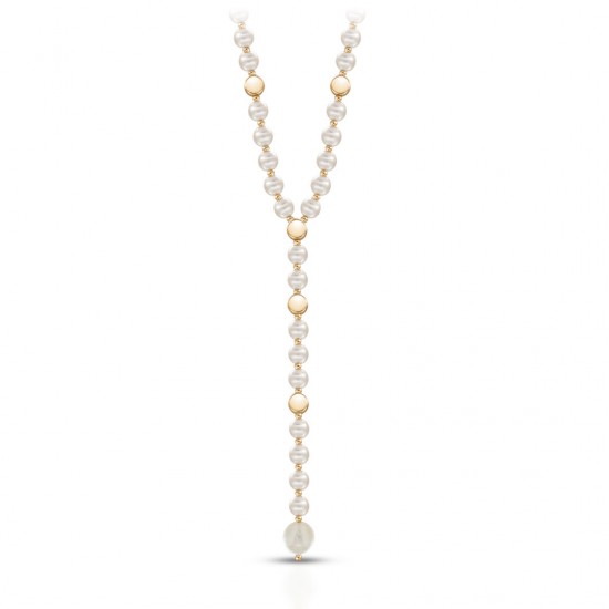 Monalisa Pearl Gold Necklace