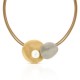 Electrum Pearl Two Tone Necklace