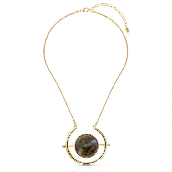 Lenka Mother Of Pearl Gold Necklace