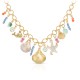 Marine Multicolor Gold Necklace