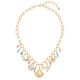 Marine Multicolor Gold Necklace