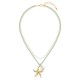 Star Amazonite Gold Necklace