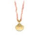 Levine Pink Gold Necklace