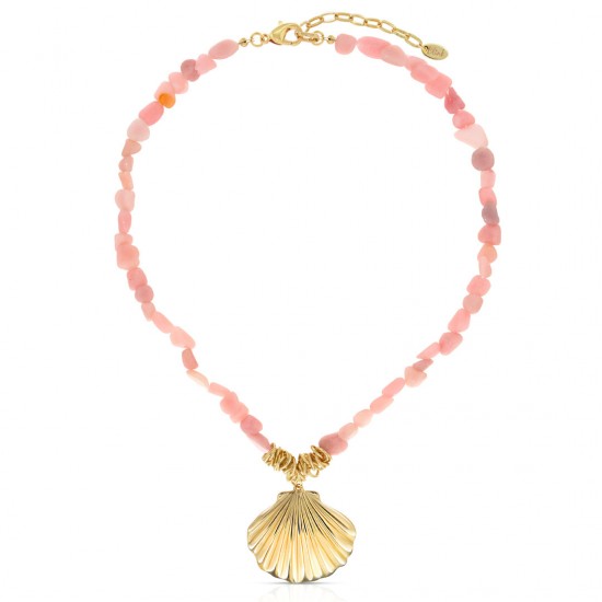 Levine Pink Gold Necklace