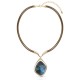 Rossa Mother Of Pearl Gold Necklace