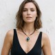 Rossa Mother Of Pearl Gold Necklace
