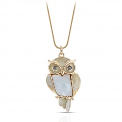 Owl Gold Necklace