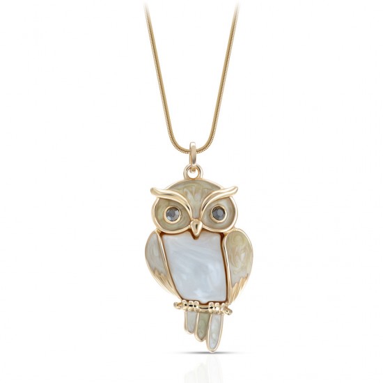 Owl Gold Necklace