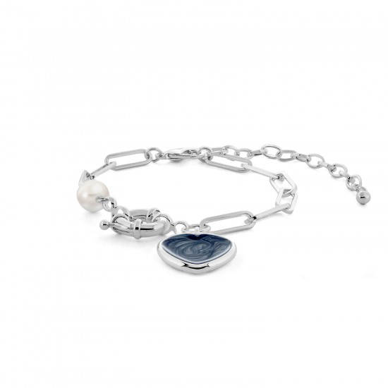 Gelang Perak Cuore Enamel