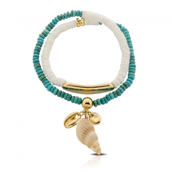 Double Turquoise Bracelet