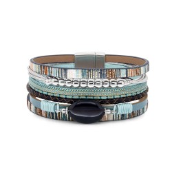 Gelang Kulit Biru Jena Gelang Kulit Biru Jena