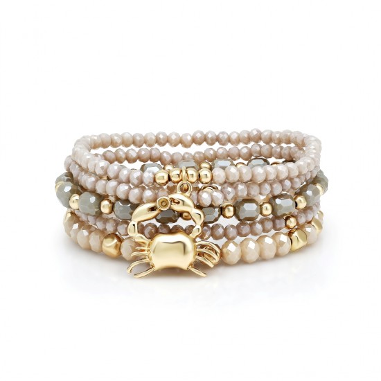 Sand Crab Gold Bracelet