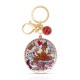 Round Buddha Key Ring