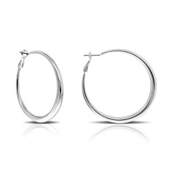 Anting Perak Big Loops