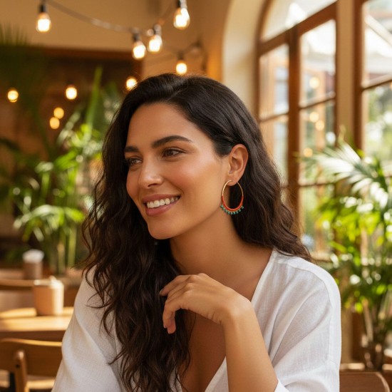 Cheerful Gold Earrings