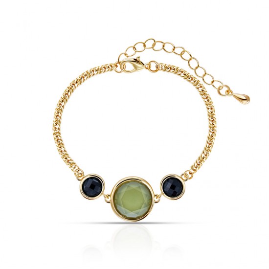 Green Nest Gold Bracelet
