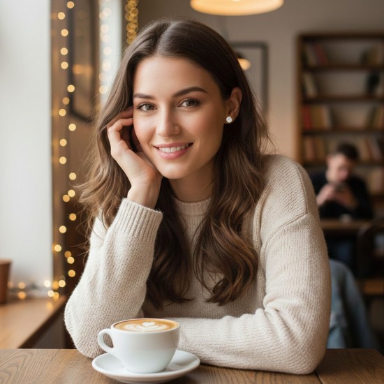 Uno Simply Pearl Gold Earrings