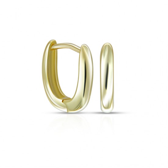 Classy Hoop Gold Earrings