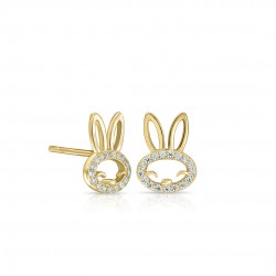 Anting Emas Zirkon Beb