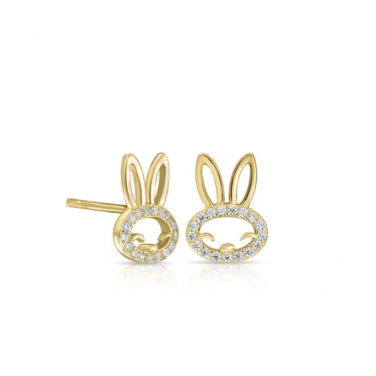 Anting Emas Zirkon Beb