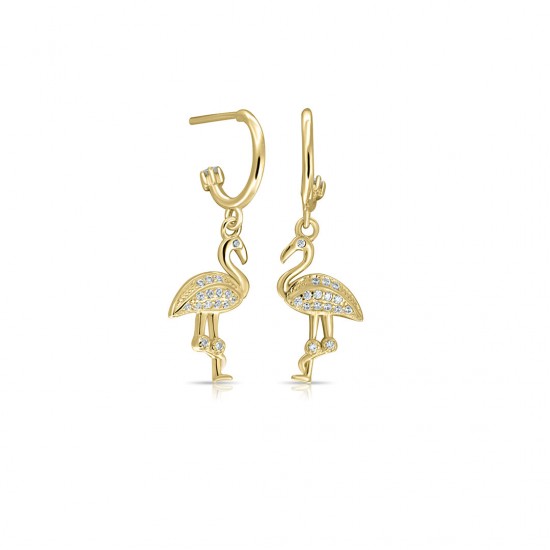 Anting Emas Zirkon Birda