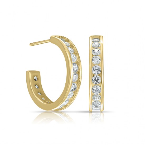Anting Emas Zircon Lins