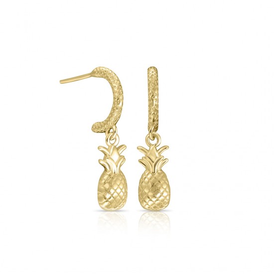 Anting Emas Pineapple