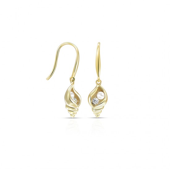 Lumaca Gold Earrings