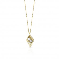 Lumaca Gold Necklace