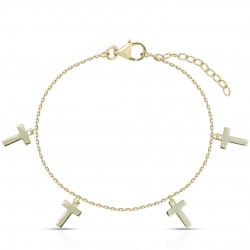 Gelang Emas Cross
