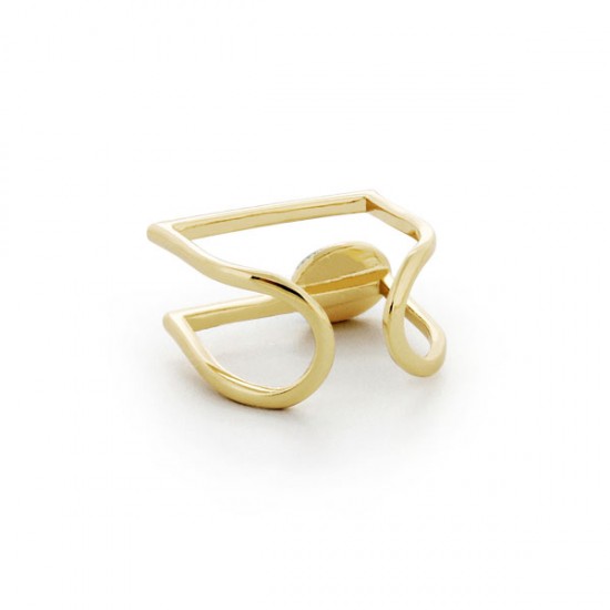 Turquoise Zircon Gold Ring 