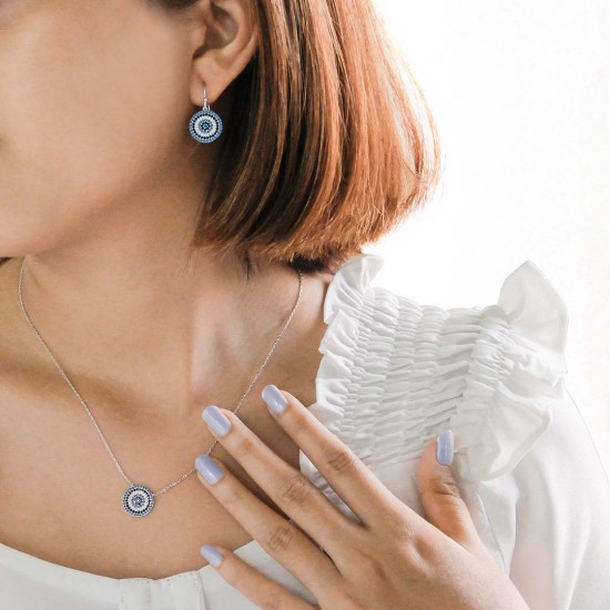 Mata Zircon Silver Necklace Mata Zircon Silver Necklace