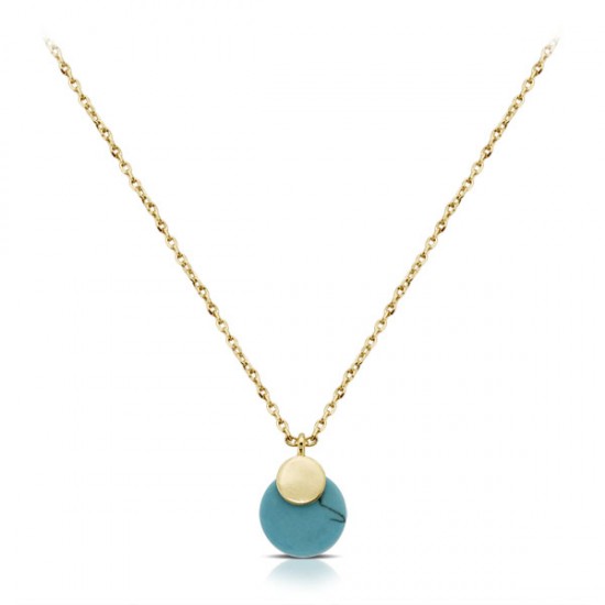 Sharon Turquoise Gold Necklace Sharon Turquoise Gold Necklace