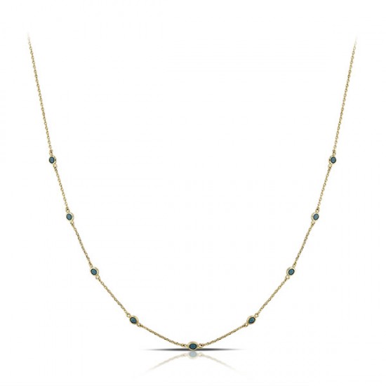 Annie Turquoise Gold Necklace Annie Turquoise Gold Necklace