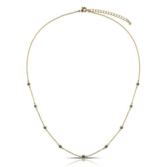 Annie Turquoise Gold Necklace Annie Turquoise Gold Necklace