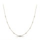 Annie White Crystal Gold Necklace