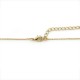 Annie White Crystal Gold Necklace
